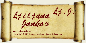 Ljiljana Jankov vizit kartica